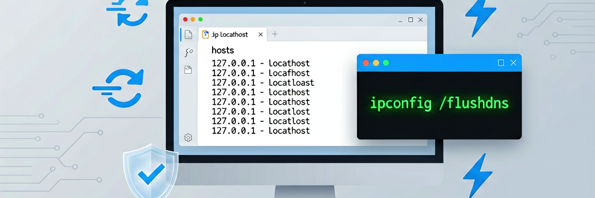 windows修改hosts并马上生效